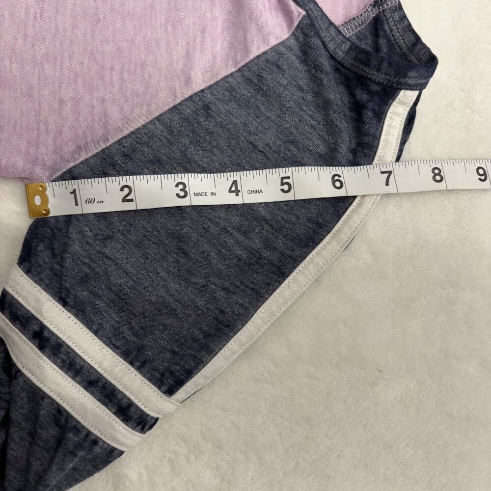 So Mori Girl Pink & Navy Casual Woodland Loungewear Boho Chic Womens Top Size XS - Picture 9 of 11